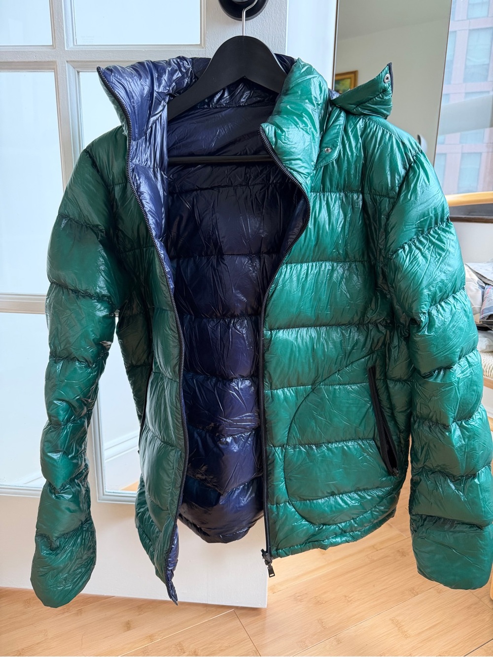Herno green puffer